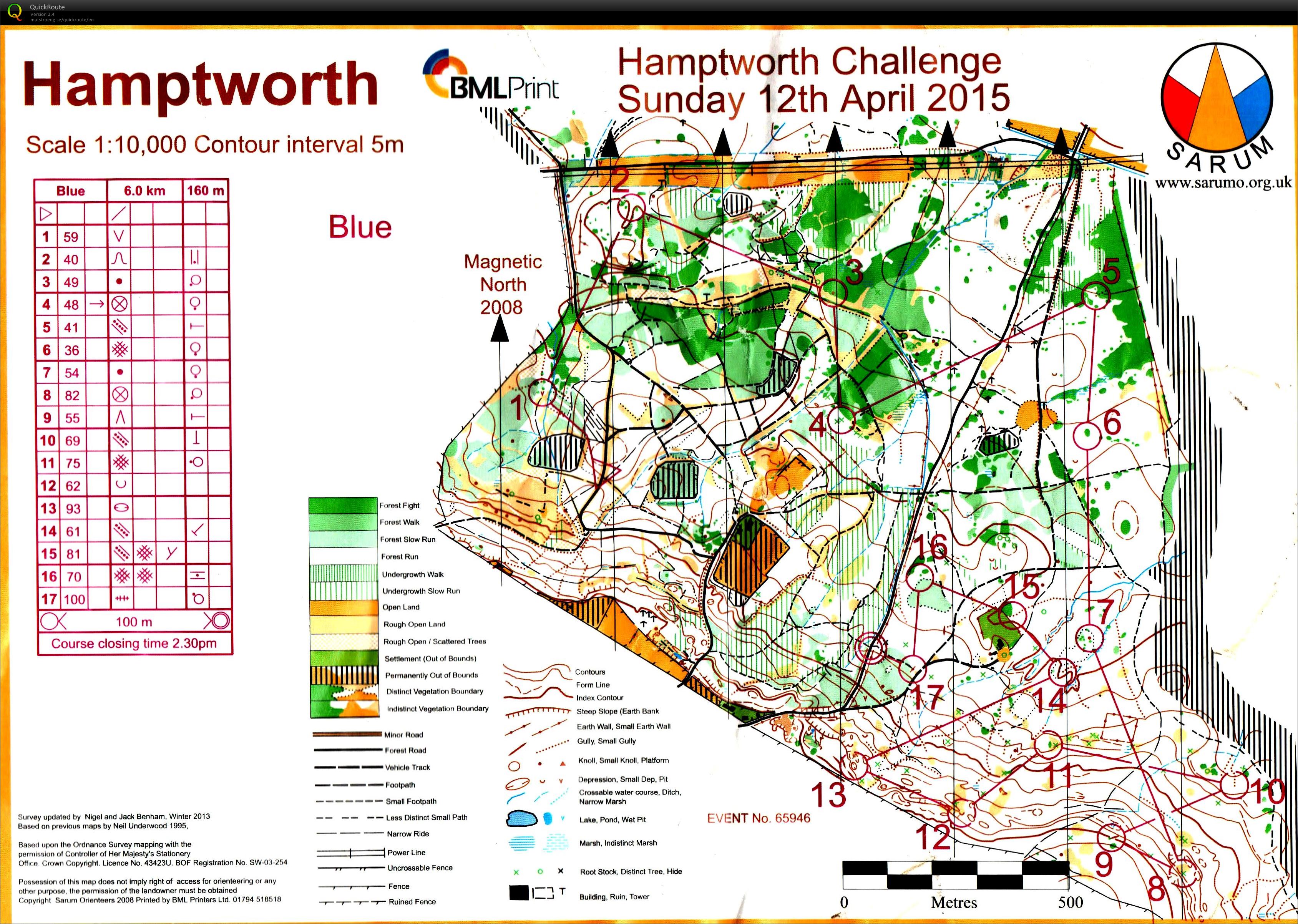 Hamptworth Challenge (12/04/2015)