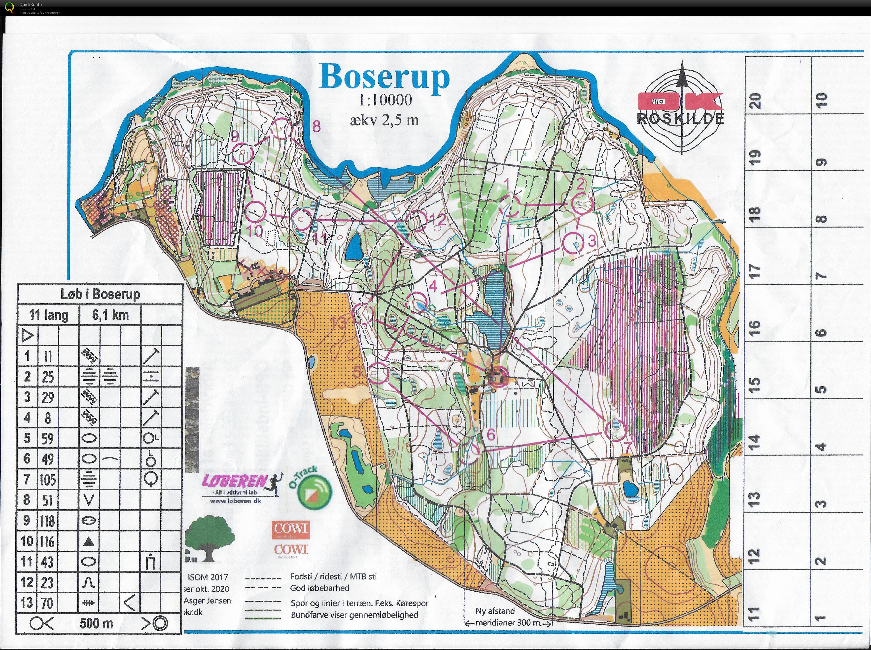 Lørdagsløb i Bosrup - 11 Lang - Coronaløb (10-01-2021)