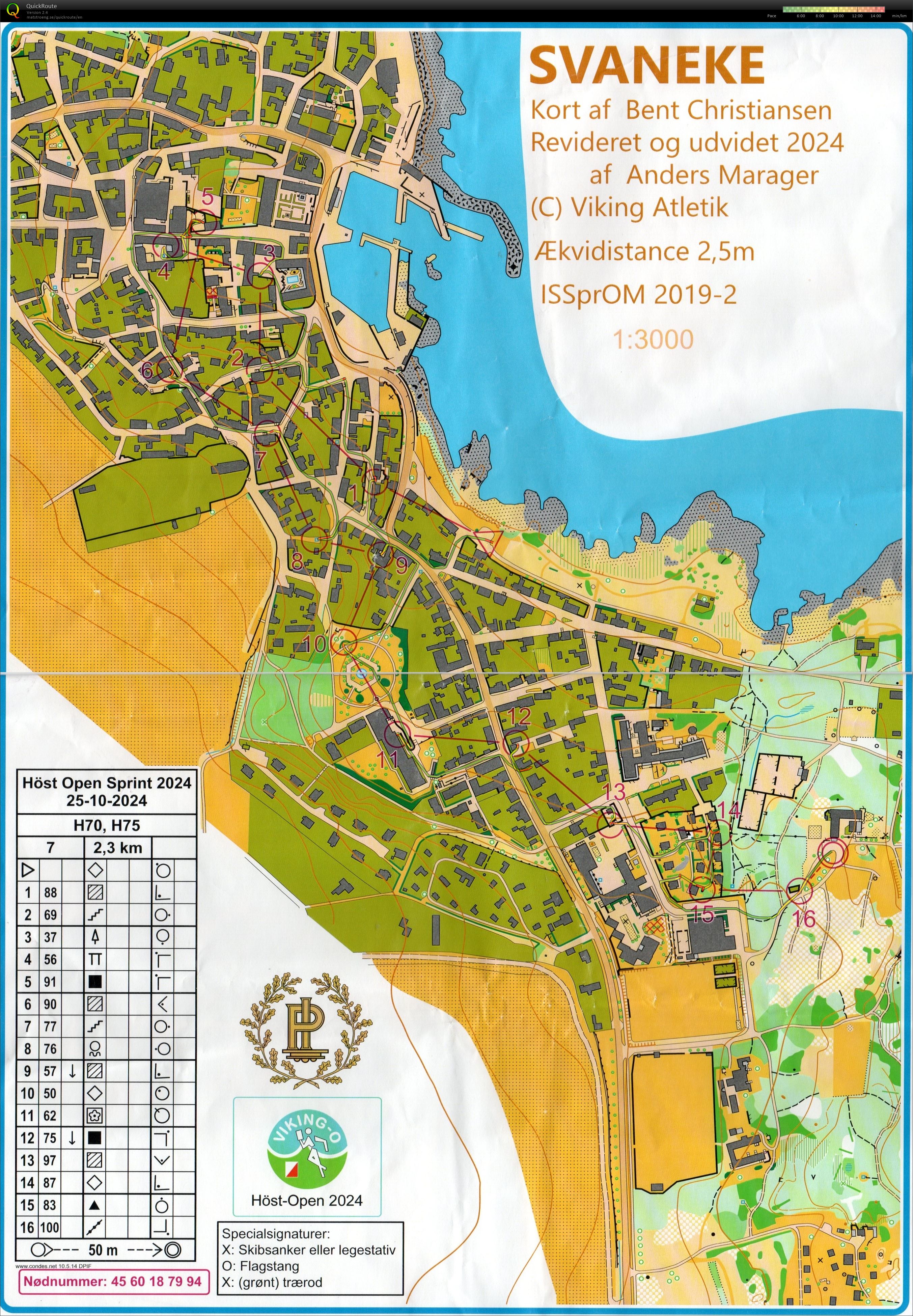 Höst Open sprint, H75 (25.10.2024)